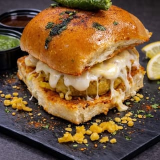 Cheese Jumbo Vada Pav